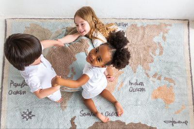 Pouf World Map