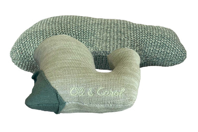 Knitted cushion Brucy the Broccoli