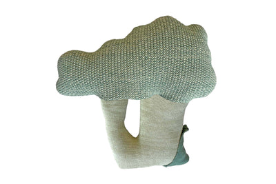 Knitted cushion Brucy the Broccoli