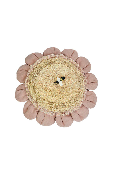 Floor Cushion Pink Daisy