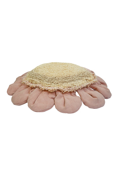 Floor Cushion Pink Daisy