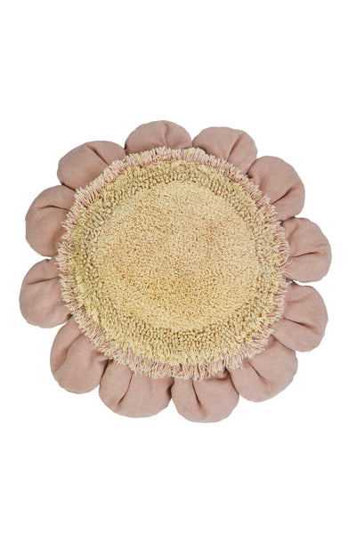 Floor Cushion Pink Daisy