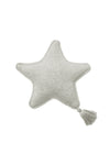 Knitted cushion Twinkle Star Grey