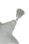 Knitted cushion Twinkle Star Grey