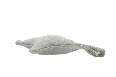 Knitted cushion Twinkle Star Grey