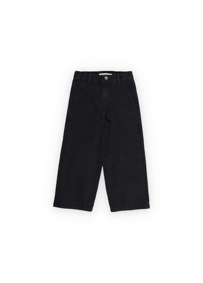 TNS Denim Wide Leg Pant Black Denim