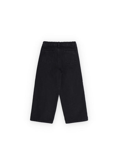 TNS Denim Wide Leg Pant Black Denim
