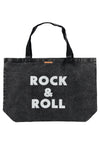 XL bag "rock & roll" print