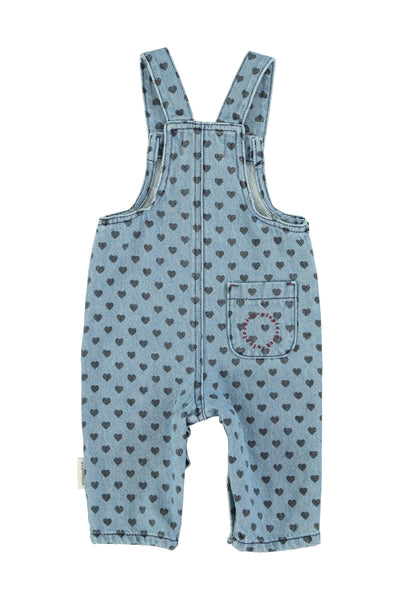 Dungarees black hearts