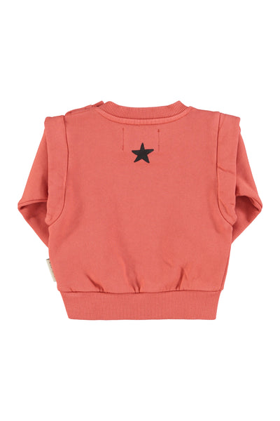Sweatshirt "groupie" print