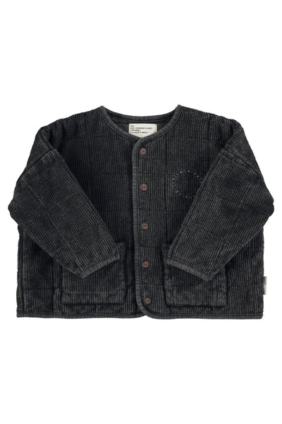 Paded jacket "rock star" print