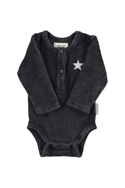 Baby long sleeve body "rock & roll" print