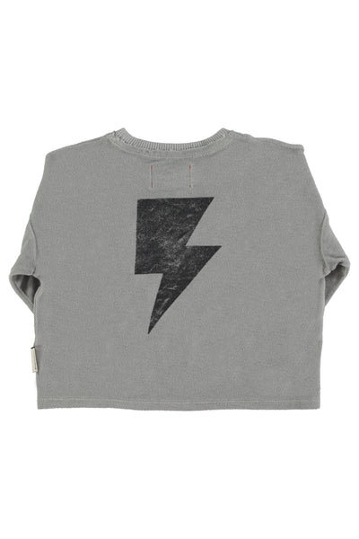Terry cotton longsleeve t'shirt "rock & roll" print