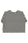 Longsleeve t'shirt | Ecru & black stripes