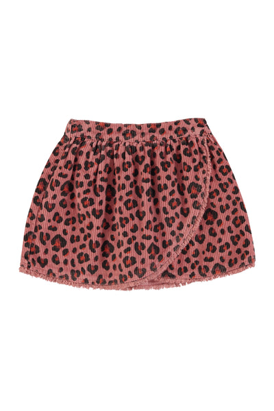 Short skirt animal print