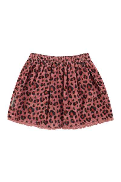 Short skirt animal print