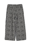 Flare trousers zebra print