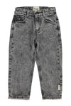 Unisex trousers | Washed black denim
