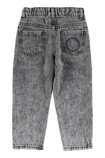 Unisex trousers | Washed black denim