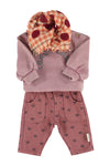 baby trousers black hearts