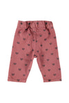 baby trousers black hearts