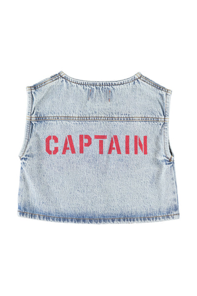 waistcoat "captain" print