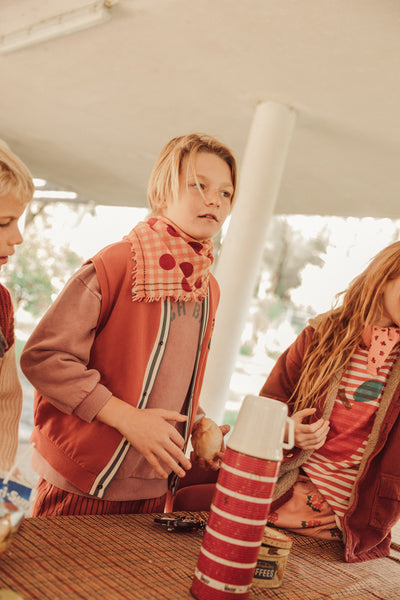oversized sweatshirt "lunch break" print
