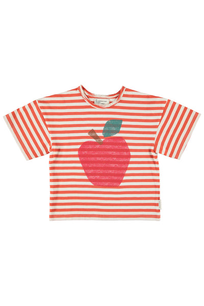 oversize t'shirt apple print