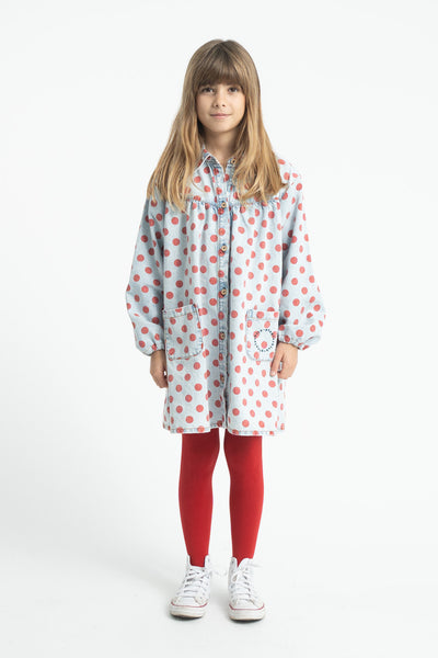 short dress red dots