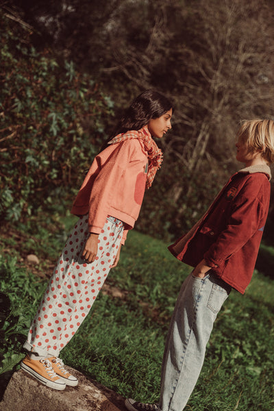 trousers red dots