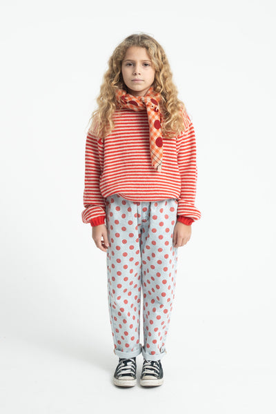 trousers red dots