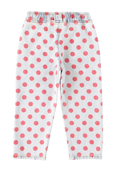 trousers red dots