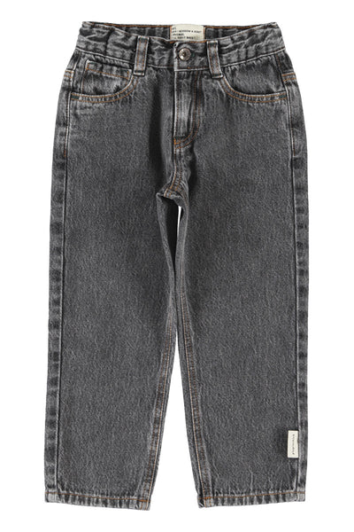 unisex trousers | grey denim