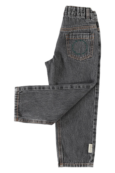 unisex trousers | grey denim