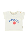 t'shirt "peace" print