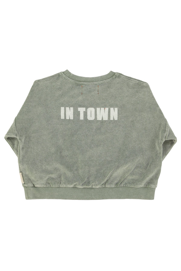 sweatshirt "best friend" print