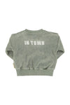 sweatshirt "best friend" print