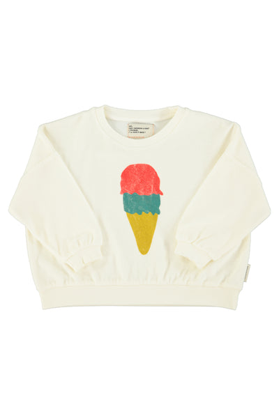 sweatshirt ice cream print