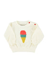 sweatshirt ice cream print