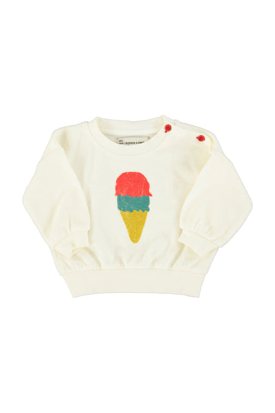 sweatshirt ice cream print