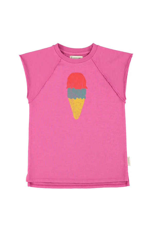 t-shirt dress ice cream print