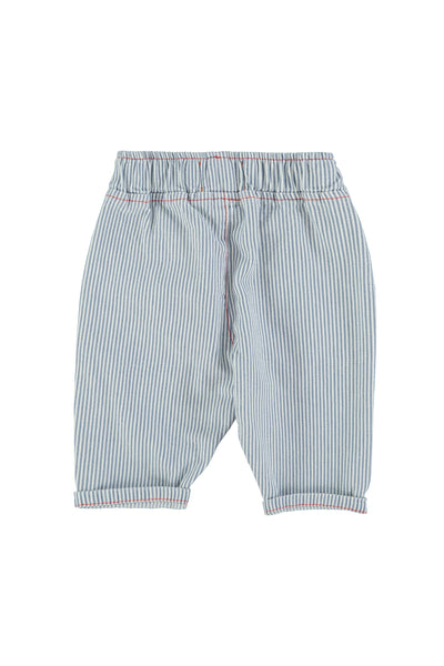 unisex trousers indigo stripes
