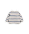 STRIPED JERSEY LS T-SHIRT