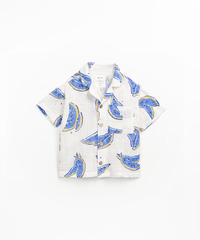 PRINTED WOVEN SHIRT