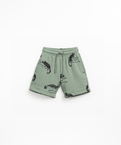 PRINTED FLEECE SHORTS