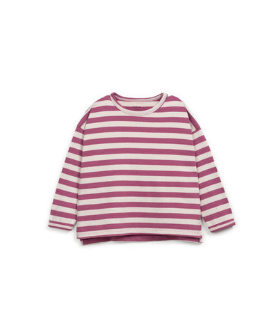 STRIPED JERSEY LS T-SHIRT