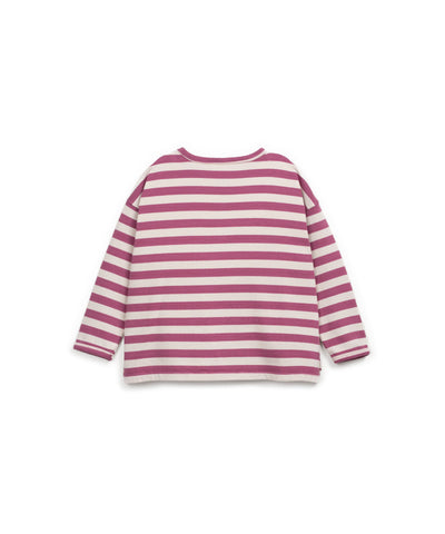 STRIPED JERSEY LS T-SHIRT