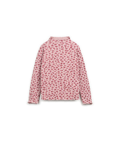 PRINTED RIB FLAMÉ LS T-SHIRT
