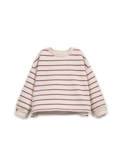 STRIPED JERSEY SWEATER
