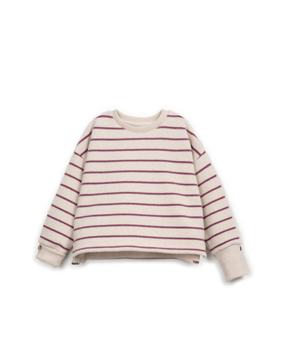 STRIPED JERSEY SWEATER